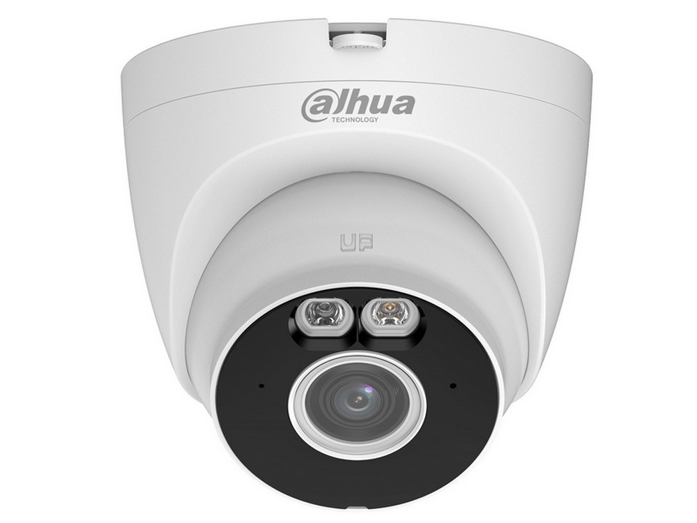 Camera de supraveghere IP, 4 MP, Wi-Fi, iluminator dual 30 m, Active Deterrence, microfon si difuzor, Dahua, IPC-HDW1439DT-PV-STW