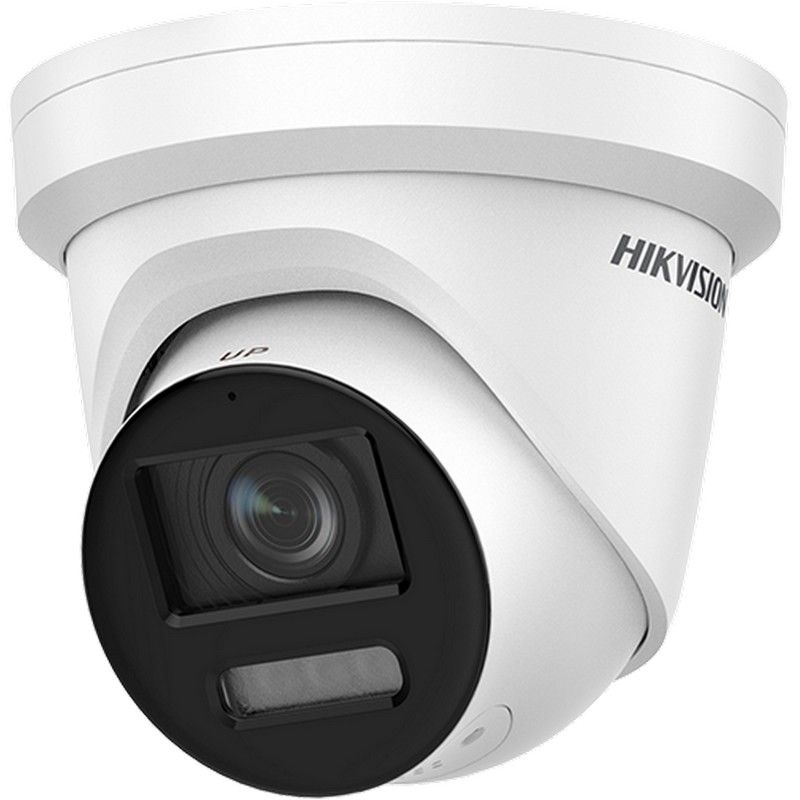 Camera de supraveghere IP, ColorVu, 8 MP, 2.8 mm, Alarma stroboscopica si acustica, LED alb 30m, MicroSD, PoE, Hikvision DS-2CD2387G2-LSU-SL(2.8mm)(C)