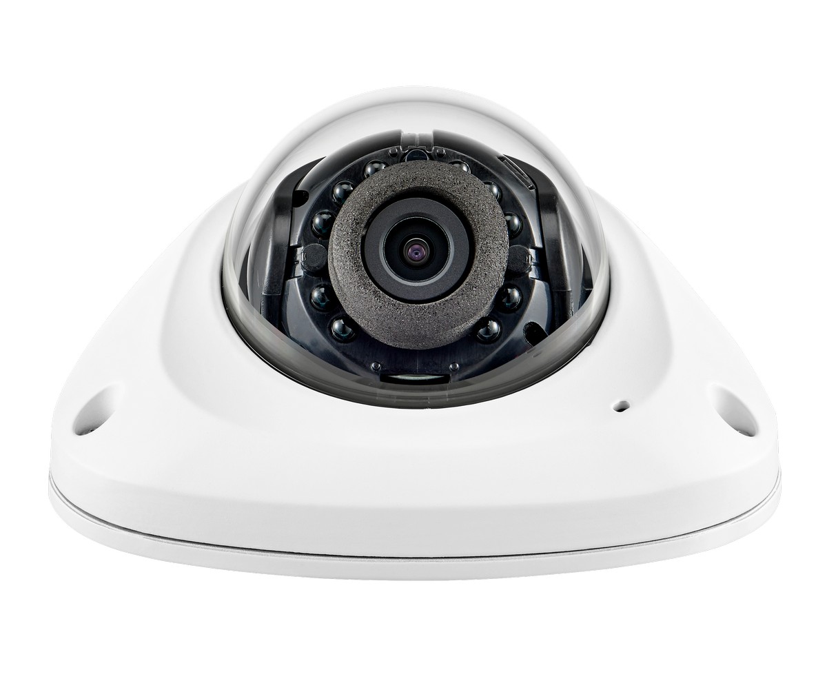 Camera de supraveghere IP Hanwha Vandal-Resistant ANV-L6023R, Mini Dome, 2MP, 3.6mm, IR 15m, PoE, MicroSD, IP66, IK10