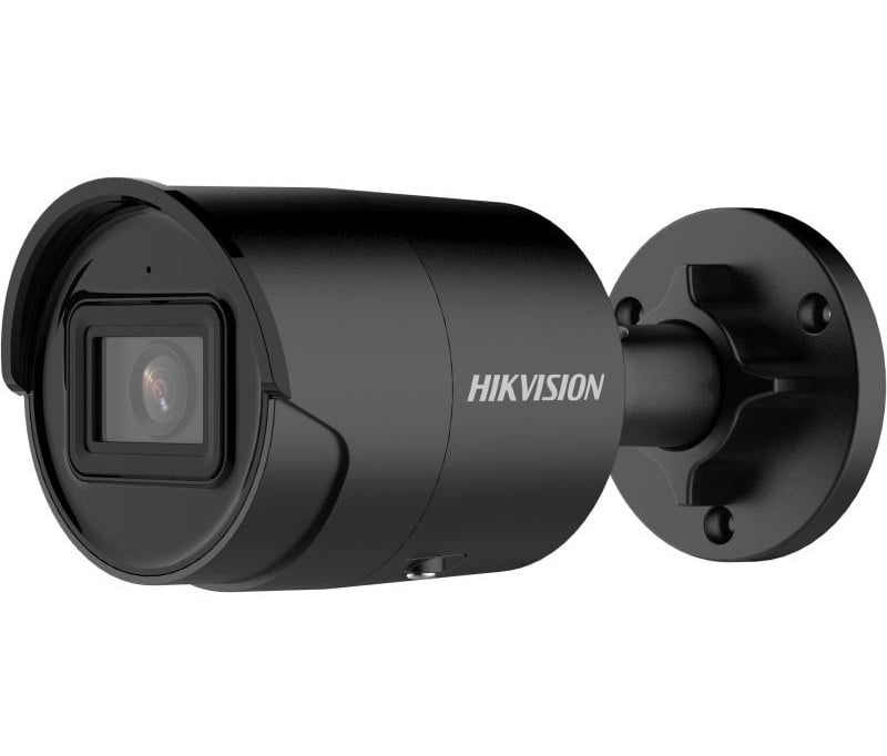Camera IP Hikvision DS-2CD2086G2-IU(2.8mm)(C)(BLACK) AcuSense, 8MP, 2.8mm, DarkFighter, IR 40m, Microfon, MicroSD, PoE