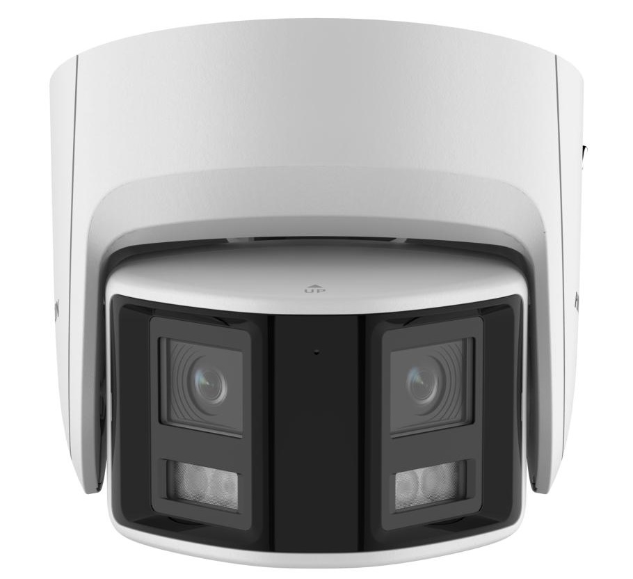 Camera de supraveghere Panoramica ColorVu Hikvision DS-2CD2347G2P-LSU/SL(2.8mm)(C), 4MP, 2.8mm, LED alb 30m