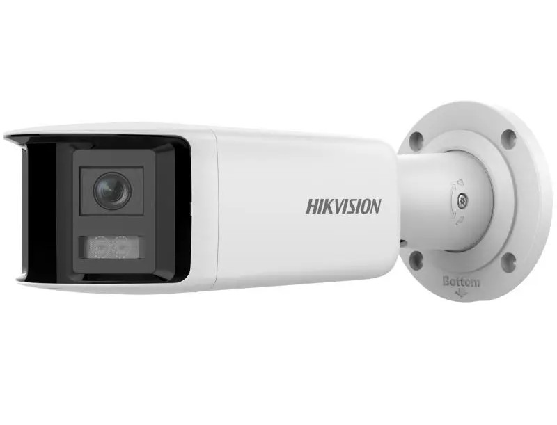Camera de supraveghere panoramica Hikvision, ColorVu, 6MP, Alarma acustica si vizuala, MicroSD, PoE, DS-2CD2T67G2P-LSU/SL(2.8mm)(C)