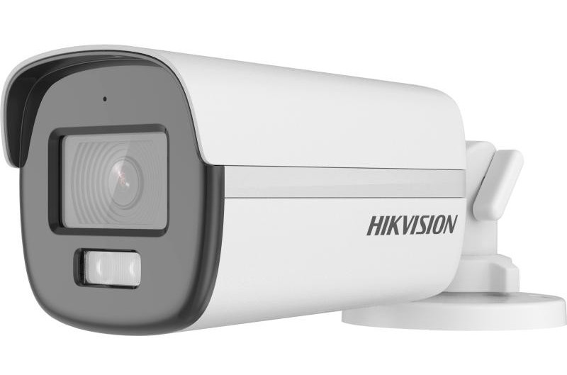 Camera de supraveghere TurboHD Hikvision DS-2CE12DF0T-LFS28, 2MP, Smart Hybrid Light, 2.8mm, Microfon, IP67