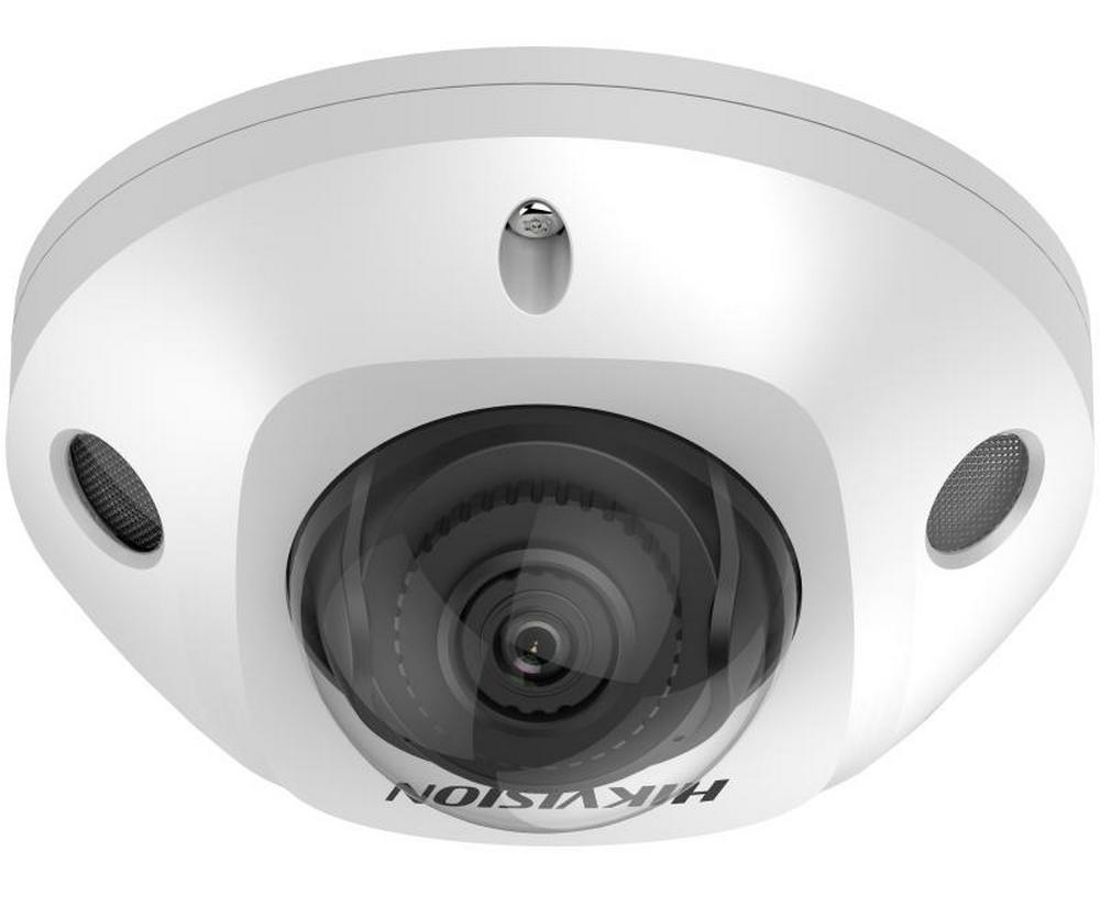 Camera de supraveghere video IP Dome Hikvision DS-2CD2546G2-IS(2.8mm)(C), DarkFighter, 4MP, 2.8mm, Microfon, Acusense