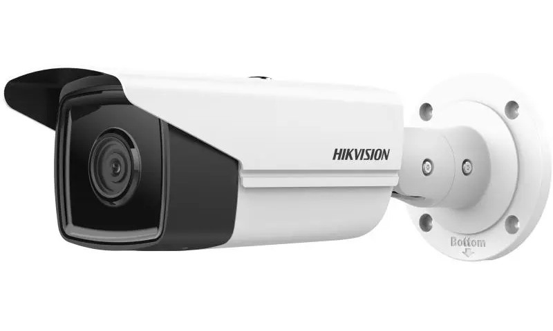 Camera de supraveghere IP Hikvision, AcuSense, 4K 8MP, 4mm, IR 80m, MicroSD, PoE, IP67, DS-2CD2T83G2-4I-4mm
