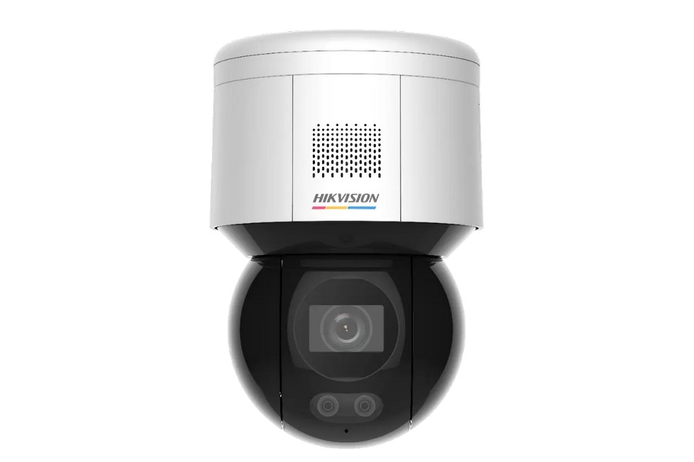 Camera IP, 4 MP, mini PT Dome, Wi-Fi, LED alb 30 m, lentila 4 mm, PoE, comunicare bidirectionala, Hikvision, DS-2DE3A400BW-DE-W(F1)(T5)