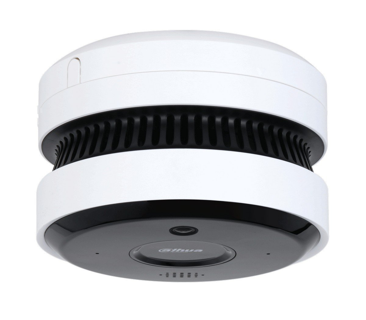 Camera IP 5MP Dahua HY-SAV849HA-E, cu detector de fum, Functii AI, 5MP 2K, IR 20m, 2mm, Microfon si difuzor, MicroSD, PoE