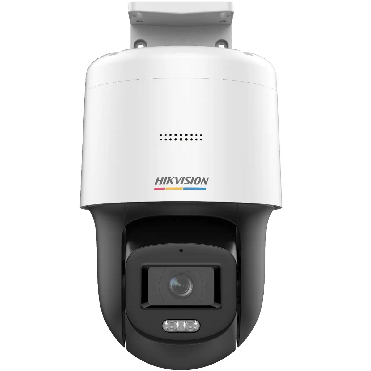 Camera de supraveghere IP Hikvision PT, Full HD, ColorVu, 2.8mm, LED alb 30m, Microfon si difuzor, MicroSD, PoE, IP66, DS-2DE2C200SCG-E(F0)