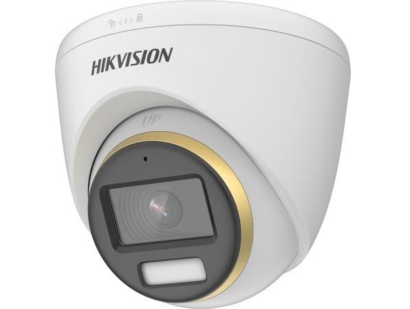 Camera Turret Hikvision ColorVu DS-2CE72DF3T-FS(3.6mm), 2MP, 3.6mm, LED alb 40m, Microfon, IP67