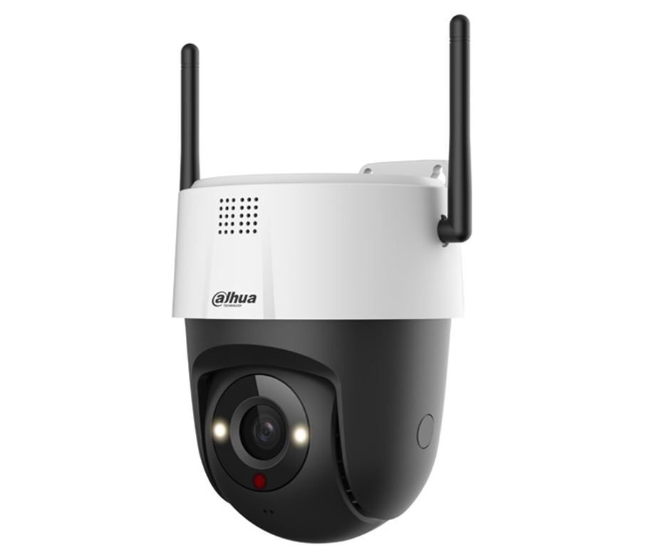 Camera IP WiFi, PT, 2MP Full HD, 4mm, IR si LED 30m, Alarma acustica si stroboscopica, MicroSD, Dahua SD2A200HB-GN-AW-PV-0400-S2