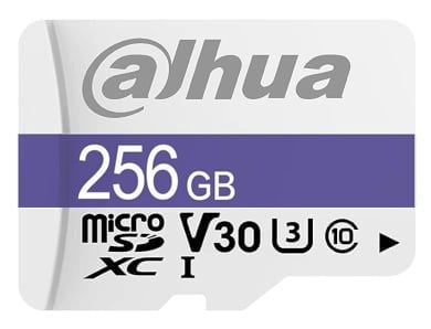 Card de memorie pentru stocare video Micro SD 256GB Clasa 10 Dahua TF-C100/256GB