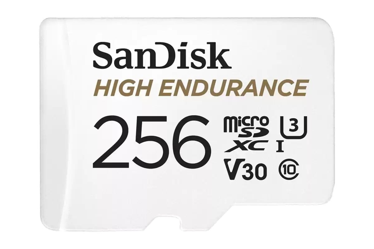 Card MicroSD pentru supraveghere video, Sandisk, V30, 256 Gb, SDSQQNR-256G-GN6IA