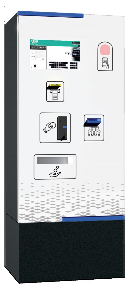 Terminal de plata automat - plata cu monede / bacnote sau card TM-CASH-WR