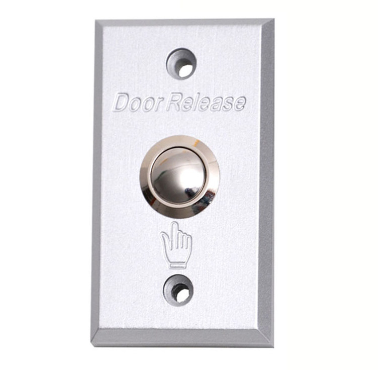 Buton de iesire, montaj ingropat, aluminiu, NO/COM, SECUKEY Cbutton 3