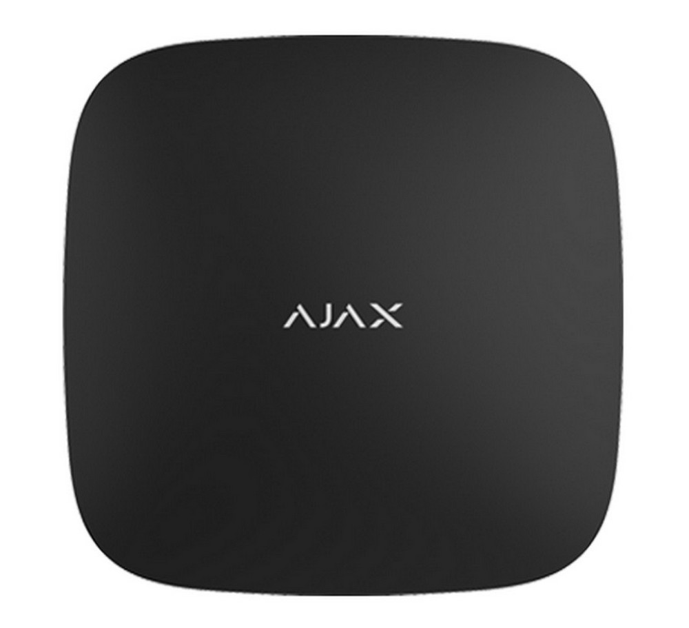 Centrala alarma, wireless, IP/GSM, Ajax, negru, AJAX HUB BL