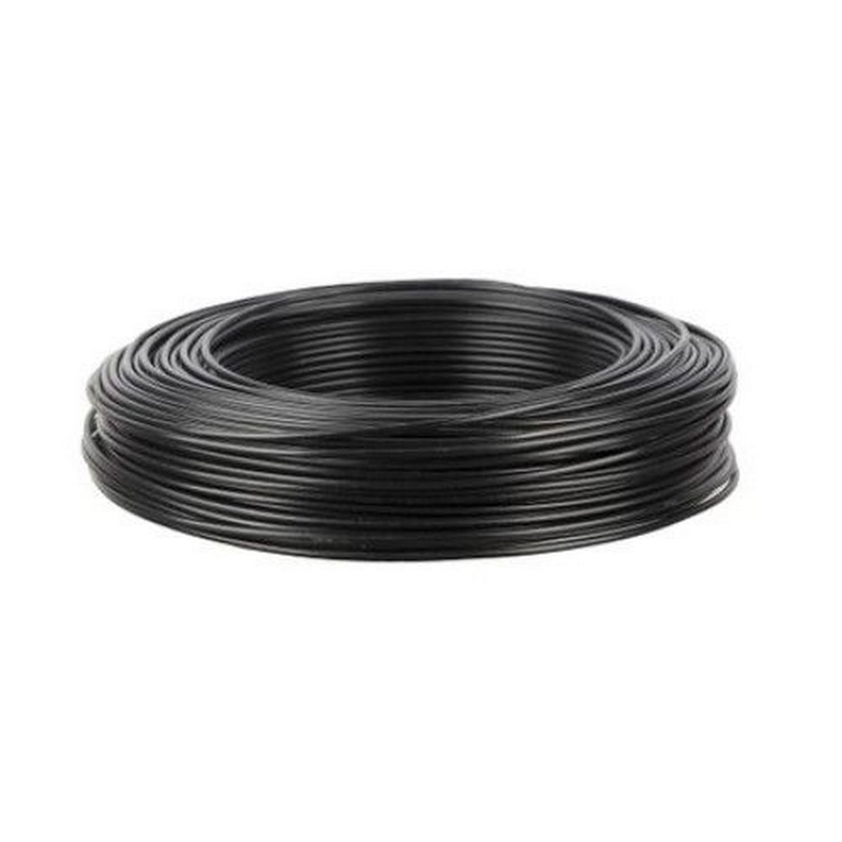 Conductor FY 4 mm², solid, 100 m, FY4-NEGRU