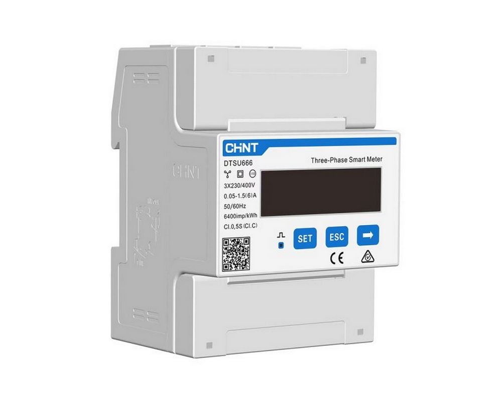 Contor inteligent Growatt Smart Meter 3PH, compatibil cu invertoarele Growatt trifazate, TPM-E-Chint