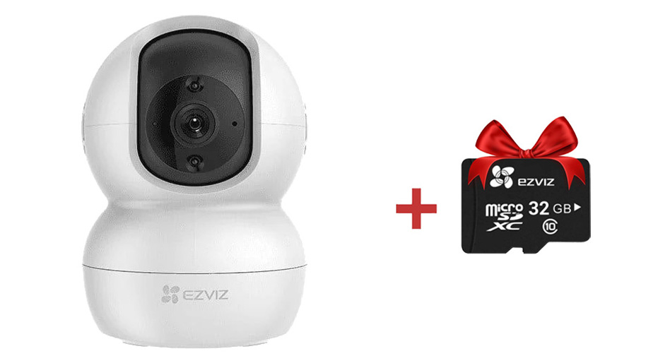 Camera supraveghere PT wireless TY2 Ezviz, 2MP, IR 10m + card microSD cadou de 32GB, CS-TY2 (1080P)+SD32GB