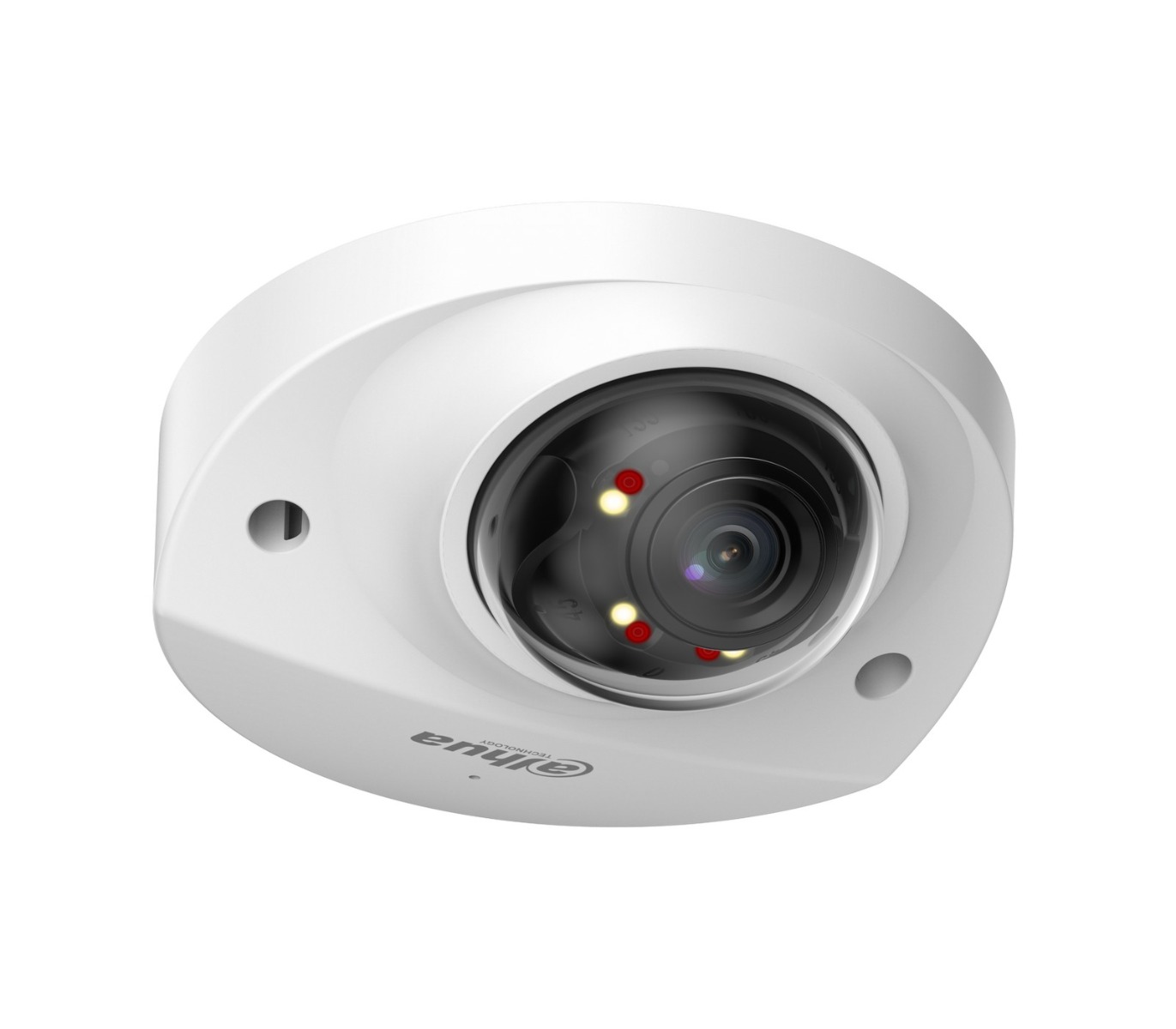 Camera de supraveghere IP Dahua IPC-HDBW2449F-AS-IL-0280B, 2K 4MP, WizSense, IR 30m, Microfon, IP67, IK10