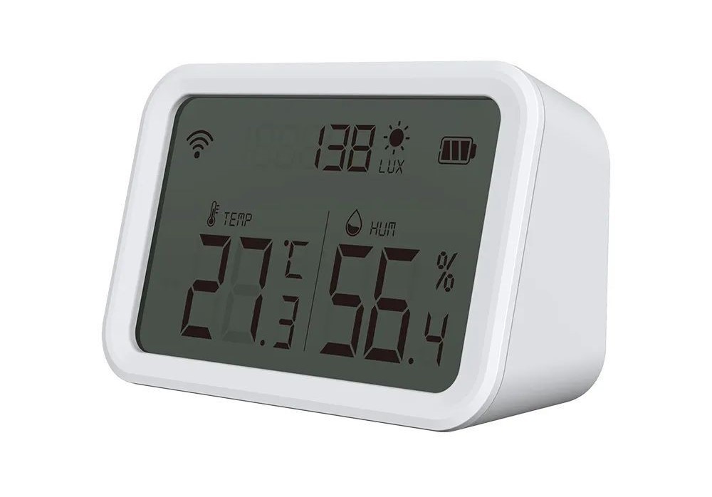 Detector de umiditate si temperatura Wireless, cu Wi-Fi, control de pe telefon, Tuya RH-TH02W