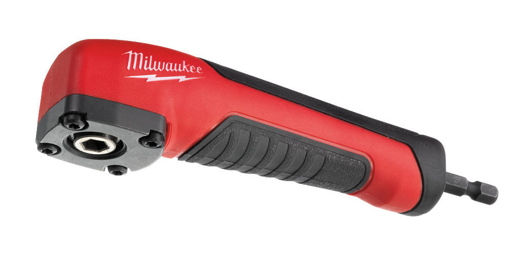 Dispozitiv de insurubat si gaurit Milwaukee Shockwave, 90 de grade, 10 biti, maner ergonomic, 4932471274