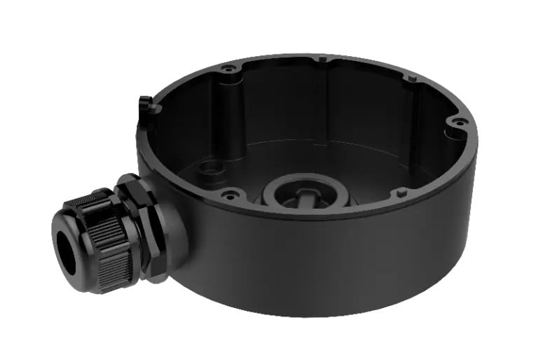 Cutie de distributie neagra pentru camere de supraveghere, Hikvision DS-1280ZJ-DM18(black)