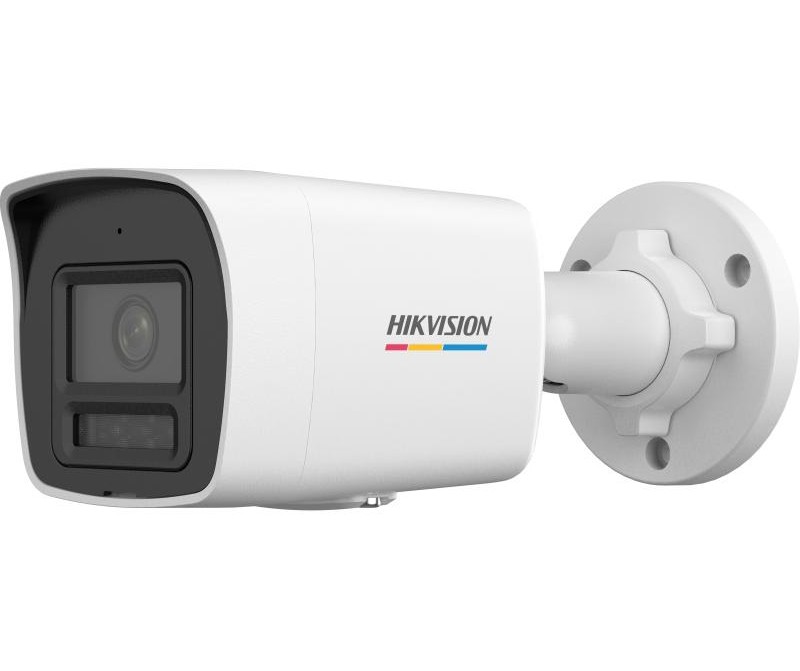 Camera de supraveghere IP ColorVu, Hikvision DS-2CD1027G2H-LIU-2.8mm, 2MP, Smart Hybrid 30m, Microfon, PoE, IP67