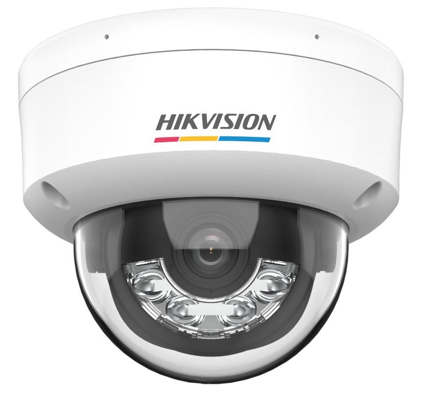 Camera de supraveghere IP Dome Hikvision DS-2CD1167G2H-LIU(2.8mm), 6MP, ColorVu, Smart Hybrid Light, 2.8mm, PoE, IP67