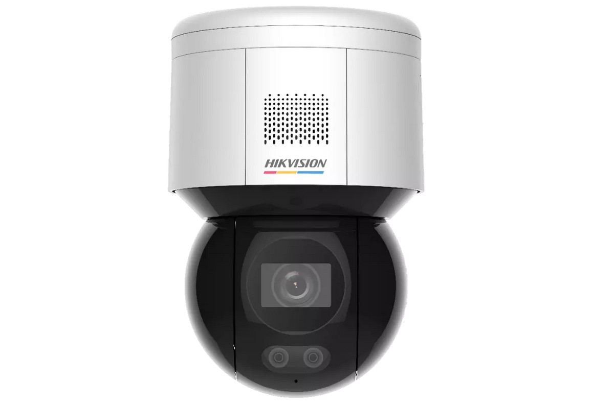 Camera PTZ IP, 4MP, 4mm, AcuSense, Alarma acustica si optica, LED 30m, Audio bidirectional, MicroSD, PoE, Hikvision DS-2DE3A400BW-DE(F1)(T5)