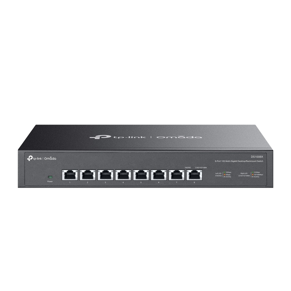 Switch Omada Tp-Link, 8 x porturi Gigabit 10G, Rackmount, plug and play,DS1008X