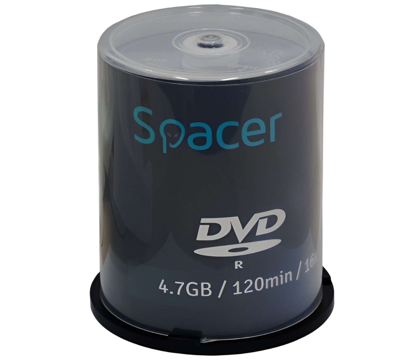 DVD-R, 4.7Gb, viteza 16X , 120min, 100 buc, spindle, Spacer DVDR100