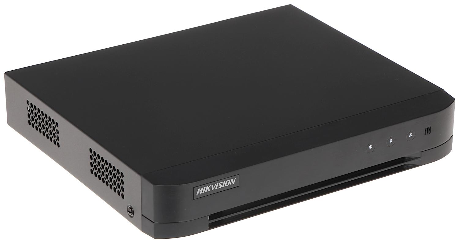 Dvr 4 canale, 5 Megapixeli, audio over Coax, 1 x SATA, compresie H265+, DS-7204HUHI-K1/ECS