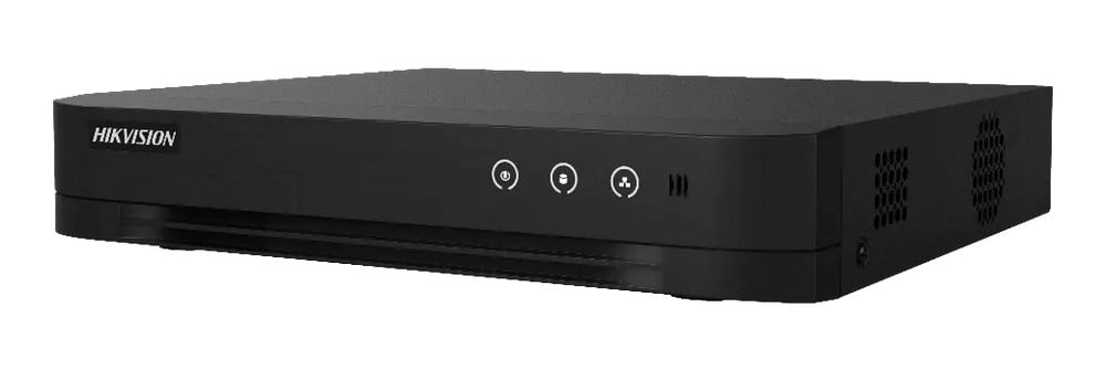 DVR Acusense cu 8 canale, 8MP 4K, 5 in 1, Audio prin TurboHD, 1x SATA, Hikvision iDS-7208HUHI-M1-E(C)