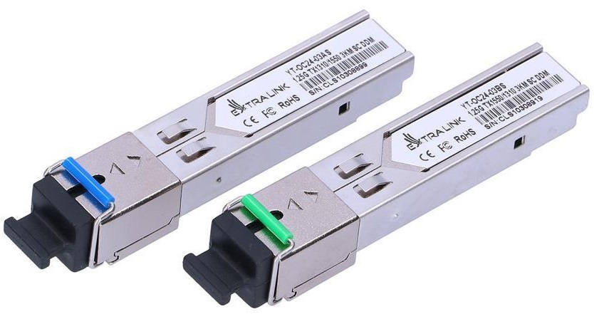 Set module SFP Single mode WDM conector SC - 3 KM