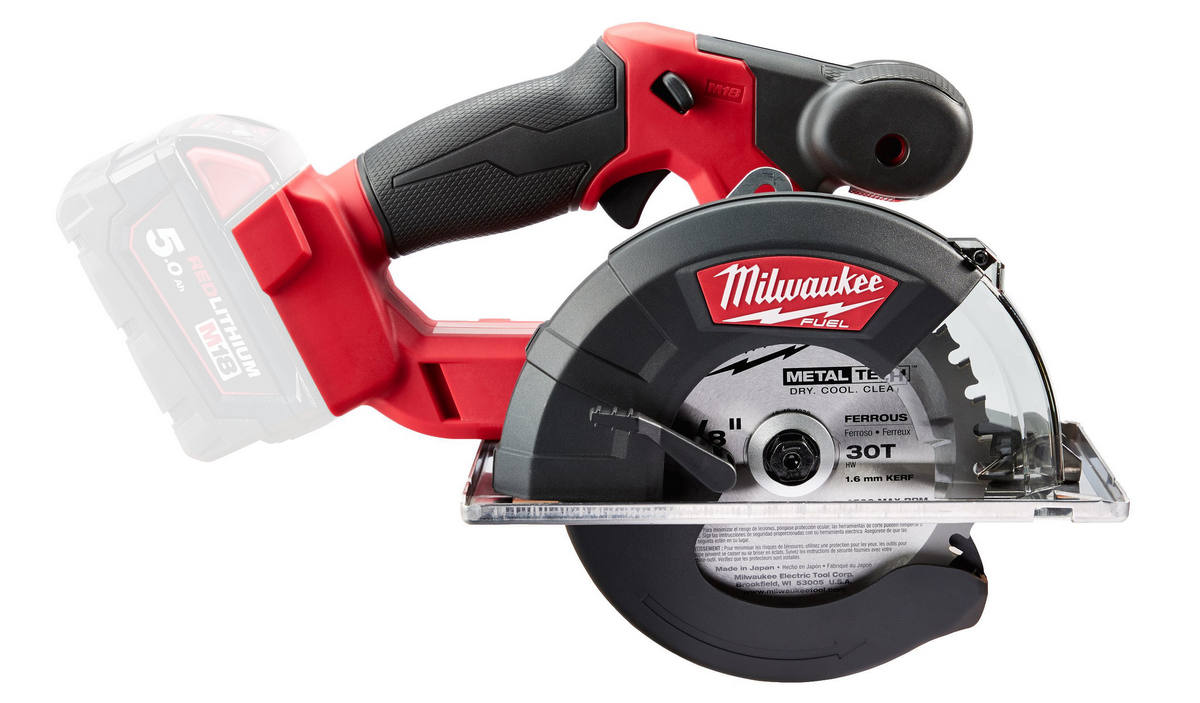 Fierastrau pentru debitare metal Milwaukee M18 FMCS-0, 150mm, fara acumulator, 57mm taiere, 3900 RPM, sistem FUEL, 4933459191