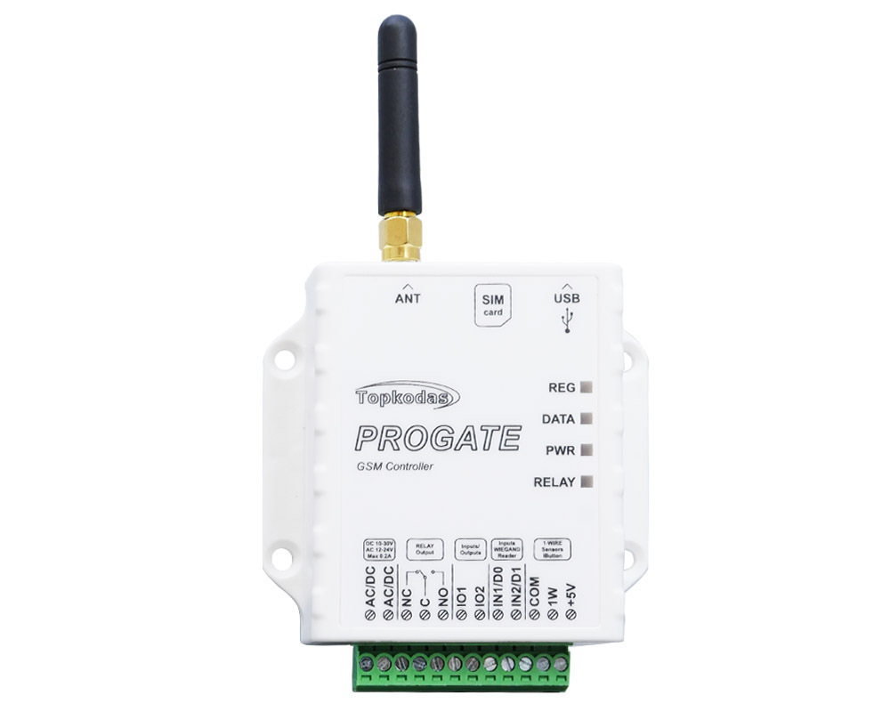 Releu GSM 4G Wireless pentru deschidere porti, bariere, automatizari sau yale, NC-NO, 12-24V, Wiegand, PROGATE-4G 