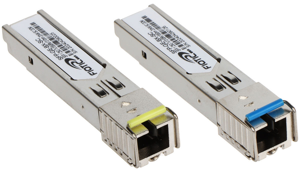 Set module SFP Single mode BiDi/WDM conector SC, 20 KM, GTS-SFP-GE-LX