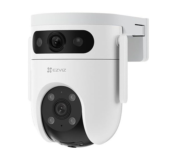 Camera IP Wi-Fi Ezviz Dual PT CS-H9c (3mp+3mp), 3+3MP, Iluminare Duala, Alarma Acustica si Optica, Auto Tracking, MicroSD