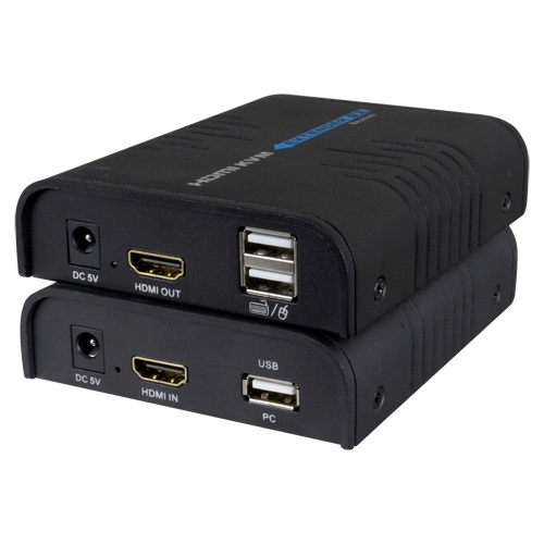 Extender HDMI (1080P) + USB over IP Signal 100m, UTP, multicast SAF-KVM