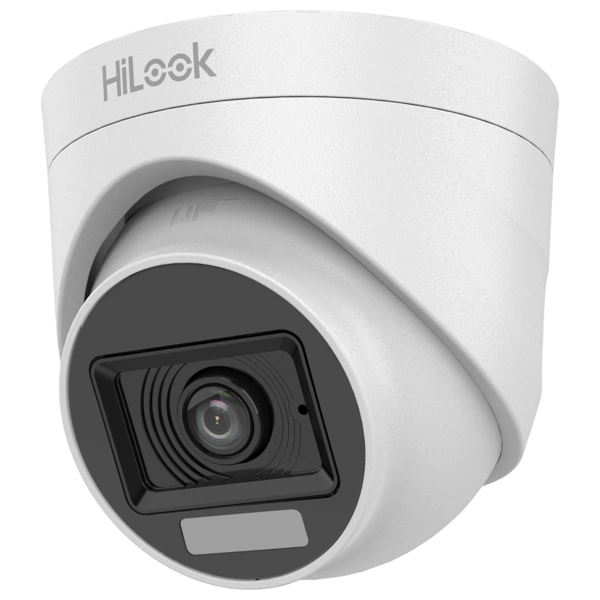 Camera de supraveghere interior HDTVI, Hikvision HiLook THC-T127-LPS, 2MP FULL HD, iluminare duala 20m, Microfon