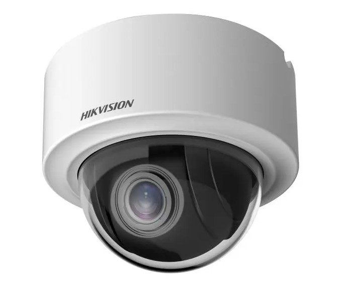 Camera IP PTZ de interior, 2K 4MP, 2.8 mm - 12mm, MicroSD, PoE, IP66, Hikvision DS-2DE3404W-DE(T5)