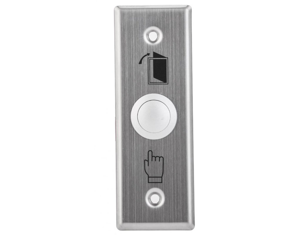 Buton de iesire incastrabil din inox, BD-EB08