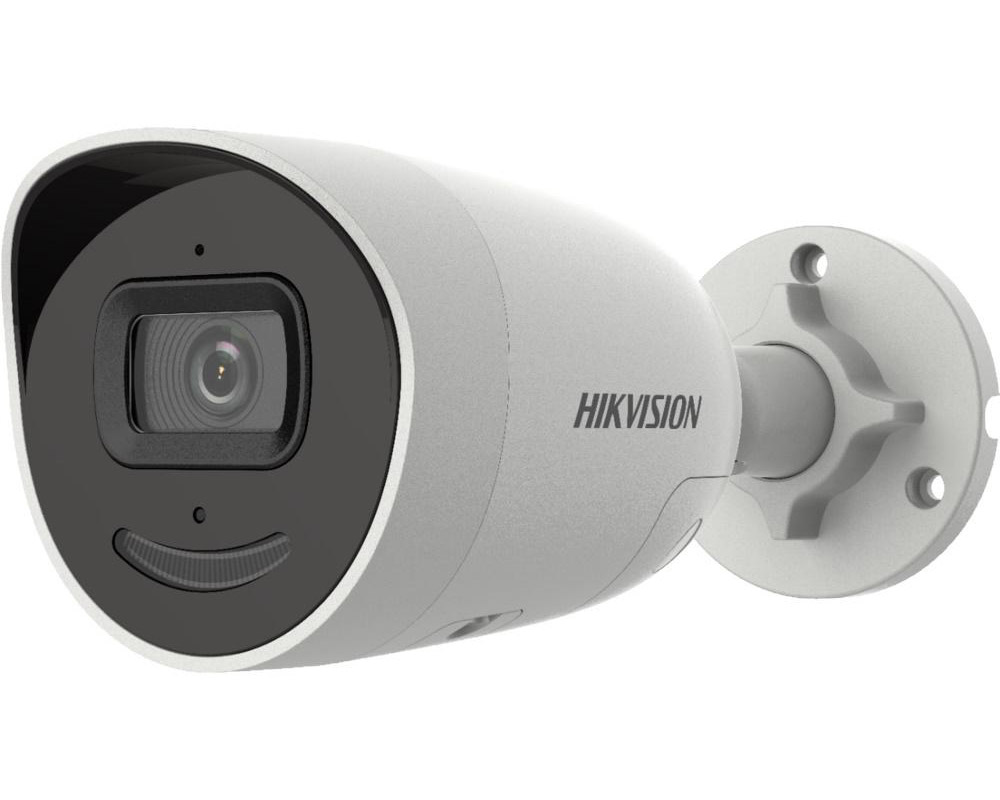 Camera IP Acusense DarkFighter, 6MP, bullet, Alarma stroboscopica si acustica, 2.8 mm, Hikvision, DS-2CD2066G2-IU/SL