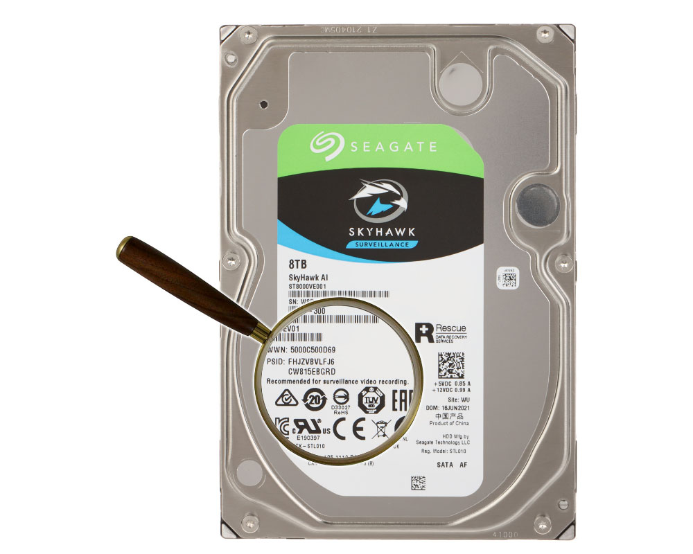 Hard disk 8Tb, pentru supraveghere video, Seagate SKYHAWK, ST8000VE001