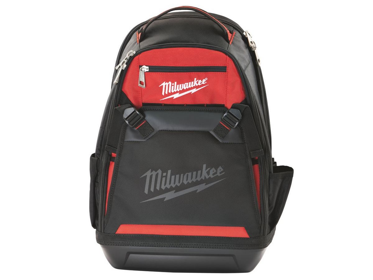 Rucsac santier Milwaukee cu baza intarita, nylon balistic 1680D, 35 buzunare, 48228200