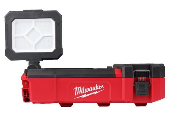 Proiector LED Milwaukee cu incarcator PACKOUT, 1400 lumeni model M12 POAL-0, 4933480473