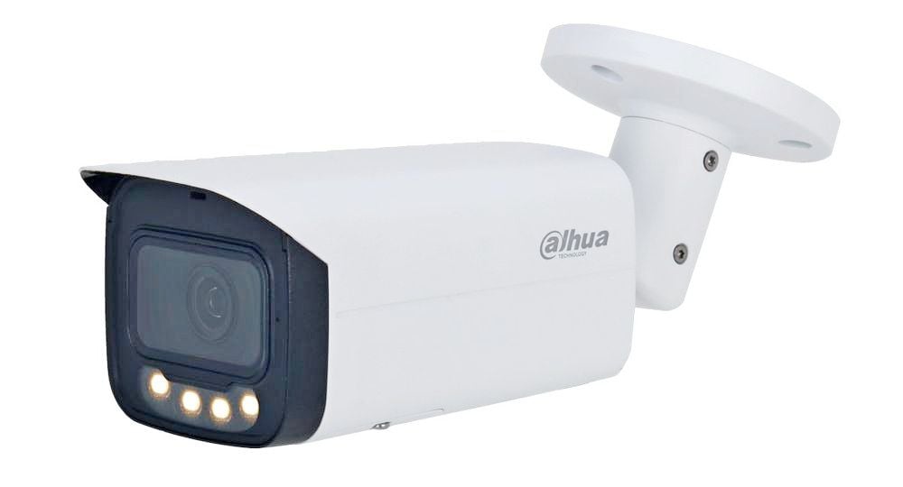 Camera de supraveghere IP, Full Color, WizMind, 4MP - 2K, LED 60m, 3.6 mm, PoE, Microfon, MicroSD, Dahua IPC-HFW5449T-ASE-LED-0360B