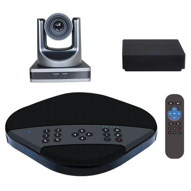 Sistem videoconferinta,2MP, camp vizual 83°, inclinare 60°, 12 microfoane incorporate, USB, telecomanda cu IR, Eacome CAMVC-EC-SV3100