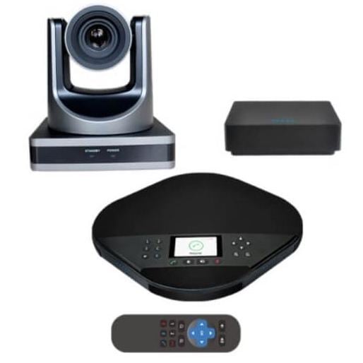 Sistem videoconferinta, 2MP, zoom 12x, 12 microfoane incorporate, Hub compatibil Mac, PC, USB, Bluetooth, telecomanda, Eacome CAMVC-EC-SV3600