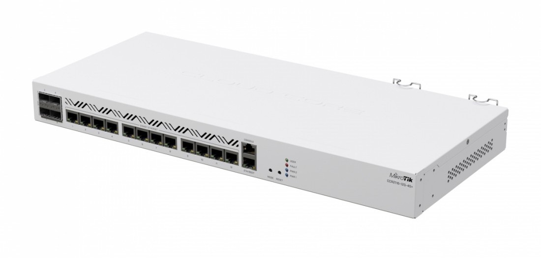 Mikrotik, CCR2116-12G-4S+ Router, 16-core ARM CPU 